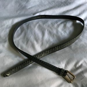 Vintage snakeskin belt